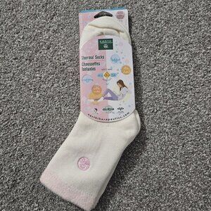 EARTH THERAPEUTICS vegan THERMAL SOCKS w/SHEA BUTTER foot therapy